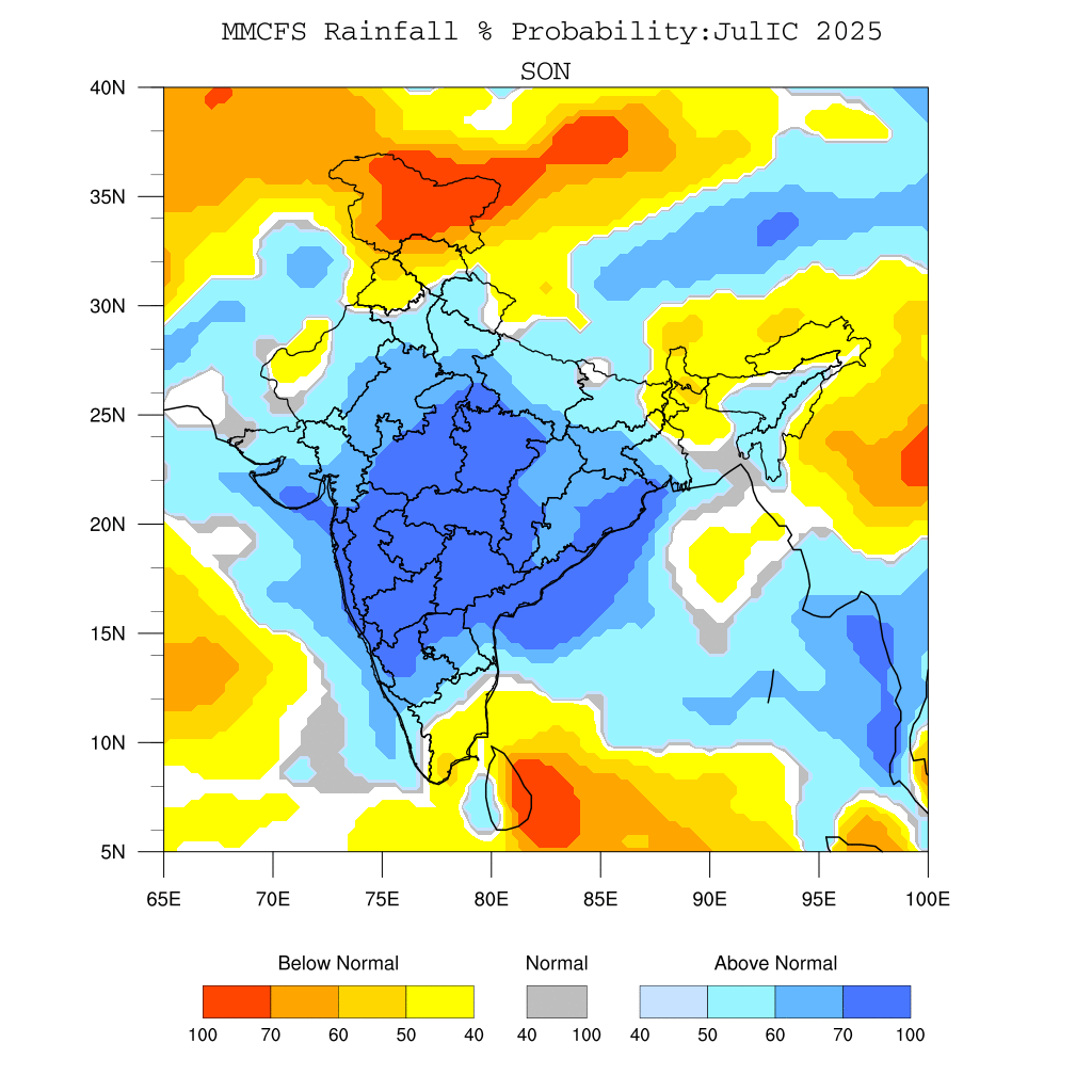 IITM-IMD Monsoon Mission CFSv2 Forecast - Precipitation